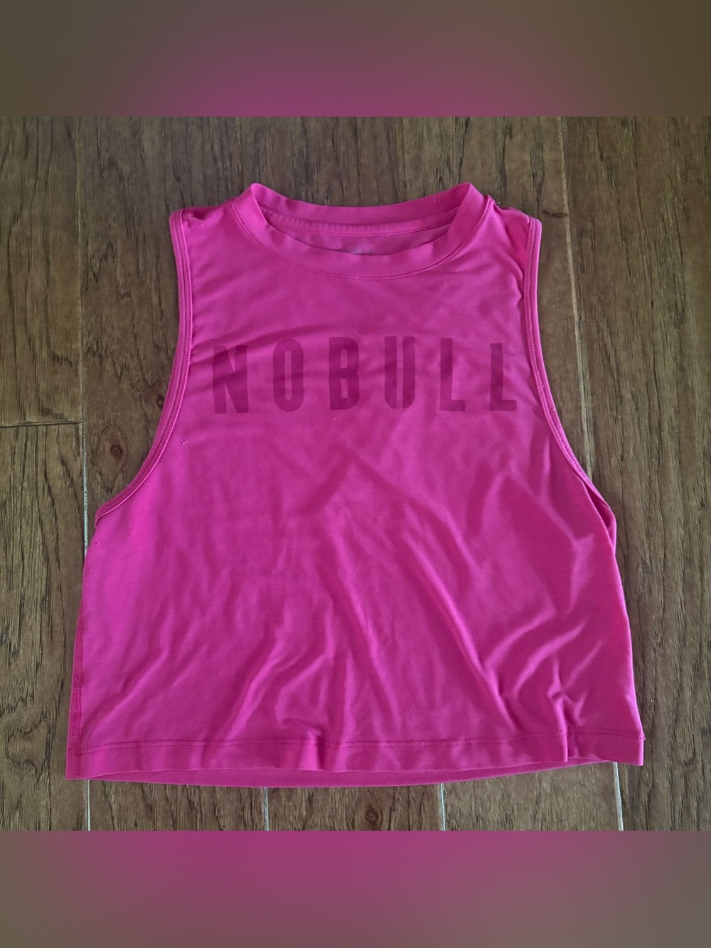 Nobull Crop Tank Top Fuschia Pink Size XS
